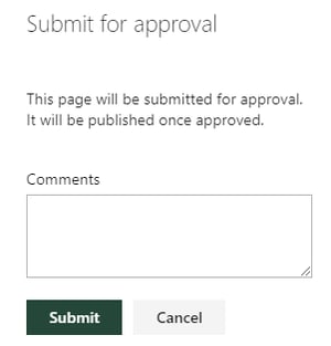 Approvals - Submit Notes