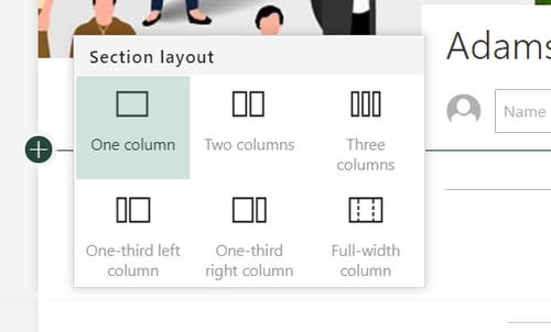 Add Remove Colums - Layout Select