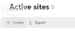 SP Sites - Active Sites Create